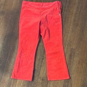 Free People Hot Shot Cropped Velour Pant